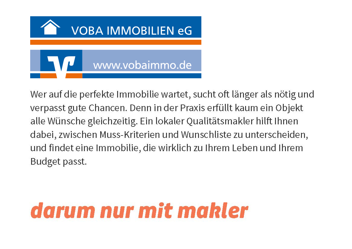 Wer auf die perfekte Immobilie wartet, sucht oft länger als nötig und verpasst gute Chancen. Denn in der Praxis erfüllt kaum ein Objekt alle Wünsche gleichzeitig. Ein lokaler Qualitätsmakler hilft Ihnen dabei, zwischen Muss-Kriterien und Wunschliste zu unterscheiden, und findet eine Immobilie, die wirklich zu Ihrem Leben und Ihrem Budget passt.
