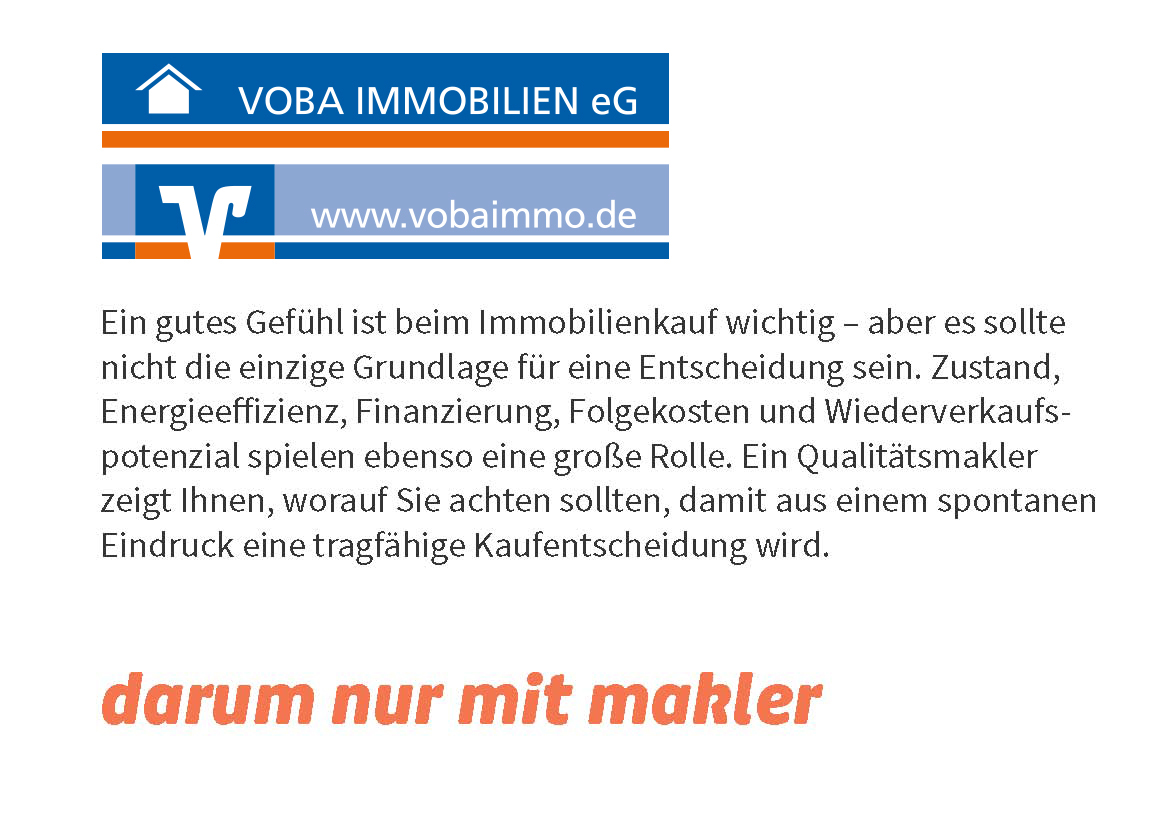 Ein gutes Gefühl ist beim Immobilienkauf wichtig – aber es sollte nicht die einzige Grundlage für eine Entscheidung sein. Zustand, Energieeffizienz, Finanzierung, Folgekosten und Wiederverkaufspotenzial spielen ebenso eine große Rolle. Ein Qualitätsmakler zeigt Ihnen, worauf Sie achten sollten, damit aus einem spontanen Eindruck eine tragfähige Kaufentscheidung wird.