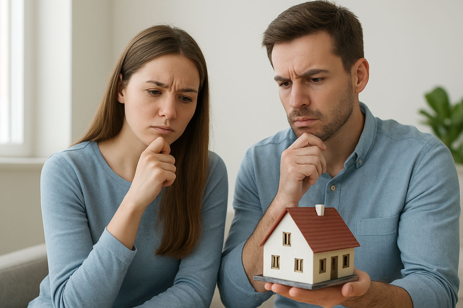 ChatGPT Image 12. Dez. 2025, 11_01_45 Ein Paar denkt über die zukünftige Wohnentscheidung nach.