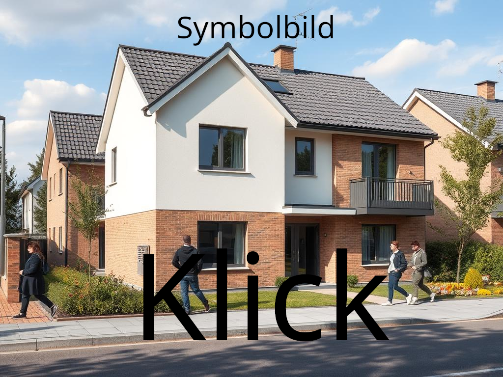 Symbolbild für Immobilie der Woche (KI generiert, Flux-Image)